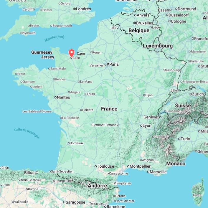 Photo de l'emplacement de trait d'harmonie en France